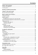 Preview for 3 page of Miele G 6660 Operating Instructions Manual