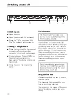 Preview for 38 page of Miele G 673 Operating Instructions Manual