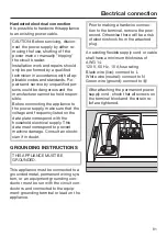 Preview for 91 page of Miele G 6740 Operating Instructions Manual