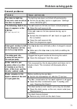 Preview for 75 page of Miele G 6820 Operating Instructions Manual