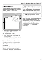 Предварительный просмотр 21 страницы Miele G 6892 Operating Instructions Manual