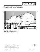 Miele G 693-4 Operating Instructions Manual preview