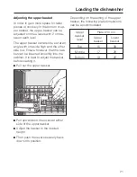 Preview for 21 page of Miele G 698 Plus Operating Instructions Manual