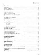 Preview for 3 page of Miele G 698 SC Operating Instructions Manual