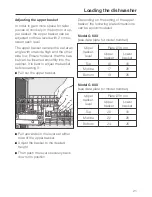 Preview for 21 page of Miele G 698 SC Operating Instructions Manual