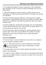 Preview for 13 page of Miele G 7110 Operating Instructions Manual