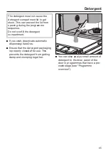 Preview for 65 page of Miele G 7110 Operating Instructions Manual