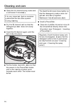 Preview for 84 page of Miele G 7110 Operating Instructions Manual