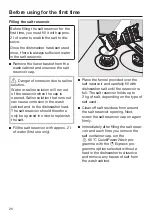 Предварительный просмотр 26 страницы Miele G 7150 Operating Instructions Manual