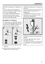 Preview for 95 page of Miele G 7150 Operating Instructions Manual