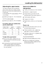 Preview for 15 page of Miele G 7764 SUPER-COMBI Operating Instructions Manual