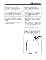 Preview for 25 page of Miele G 7782 CD Operating Instructions Manual