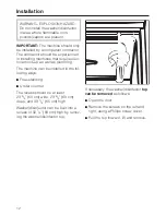 Preview for 12 page of Miele G 7782 Operating Instructions Manual