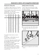 Preview for 21 page of Miele G 7823 Operating Instructions Manual