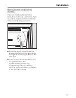 Preview for 57 page of Miele G 7835 CD Installation And Operating Instructions Manual