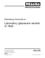 Preview for 1 page of Miele G 7835 Operating Instructions Manual