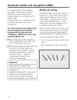 Preview for 16 page of Miele G 7835 Operating Instructions Manual