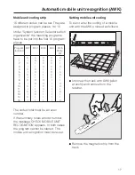 Preview for 17 page of Miele G 7835 Operating Instructions Manual