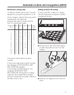 Preview for 21 page of Miele G 7836 CD Operating Instructions Manual