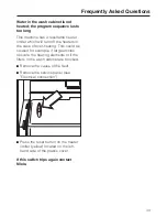 Предварительный просмотр 43 страницы Miele G 7856 Operating And Installation Instructions