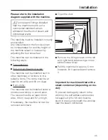 Preview for 45 page of Miele G 7860 Operating Instructions Manual