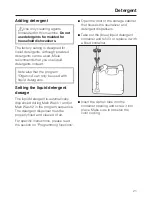 Preview for 21 page of Miele G 7883 CD Operating And Installation Instructions