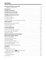 Preview for 2 page of Miele G 7893 Operating Instructions Manual