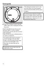 Preview for 74 page of Miele G 7919 Operating Instructions Manual