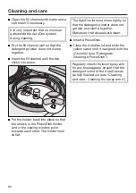 Preview for 96 page of Miele G 7919 Operating Instructions Manual