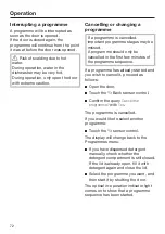 Preview for 72 page of Miele G 7960 C SCVi Operating Instructions Manual