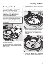 Предварительный просмотр 87 страницы Miele G 7960 C SCVi Operating Instructions Manual