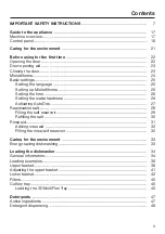 Preview for 3 page of Miele G 7961 Operating Instructions Manual