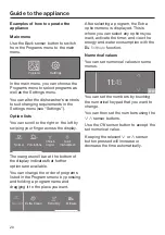 Предварительный просмотр 20 страницы Miele G 7966 Operating Instructions Manual