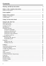 Preview for 2 page of Miele G 7969 Operating Instructions Manual