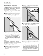 Preview for 12 page of Miele G 800 Series Installation Instructions Manual