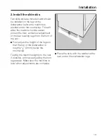 Preview for 13 page of Miele G 800 Series Installation Instructions Manual