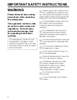 Preview for 6 page of Miele G 803 Operating Instructions Manual