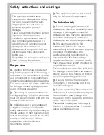 Preview for 4 page of Miele G 8050 Operating Instructions Manual