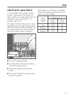 Preview for 23 page of Miele G 8050 Operating Instructions Manual