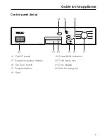 Preview for 5 page of Miele G 811 Operating Instructions Manual