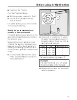 Предварительный просмотр 15 страницы Miele G 848 Operating Instructions Manual