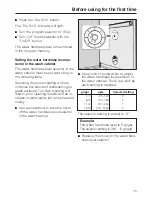 Предварительный просмотр 15 страницы Miele G 856 Operating Instructions Manual