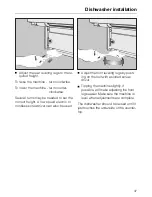 Preview for 47 page of Miele G 870 Operating Instructions Manual