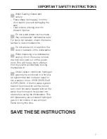 Preview for 7 page of Miele G 886 Operating Instructions Manual