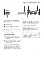 Предварительный просмотр 31 страницы Miele G 886 Operating Instructions Manual