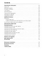 Preview for 4 page of Miele G 890 Operating Instructions Manual