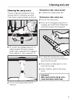 Preview for 41 page of Miele G 890 Operating Instructions Manual