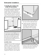 Preview for 52 page of Miele G 890 Operating Instructions Manual