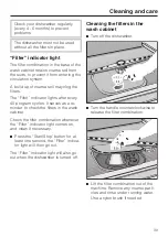 Preview for 39 page of Miele G 891 Operating Instructions Manual