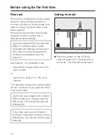 Preview for 20 page of Miele g1022scu Operating Instructions Manual